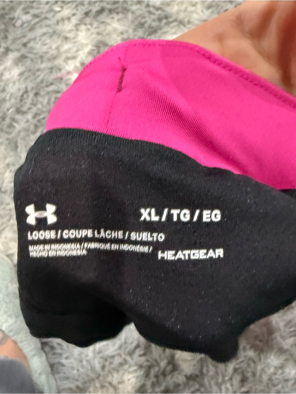 Under Armour Hot Pink Women's Performance Running Shorts xl - Picture 3 of 3
